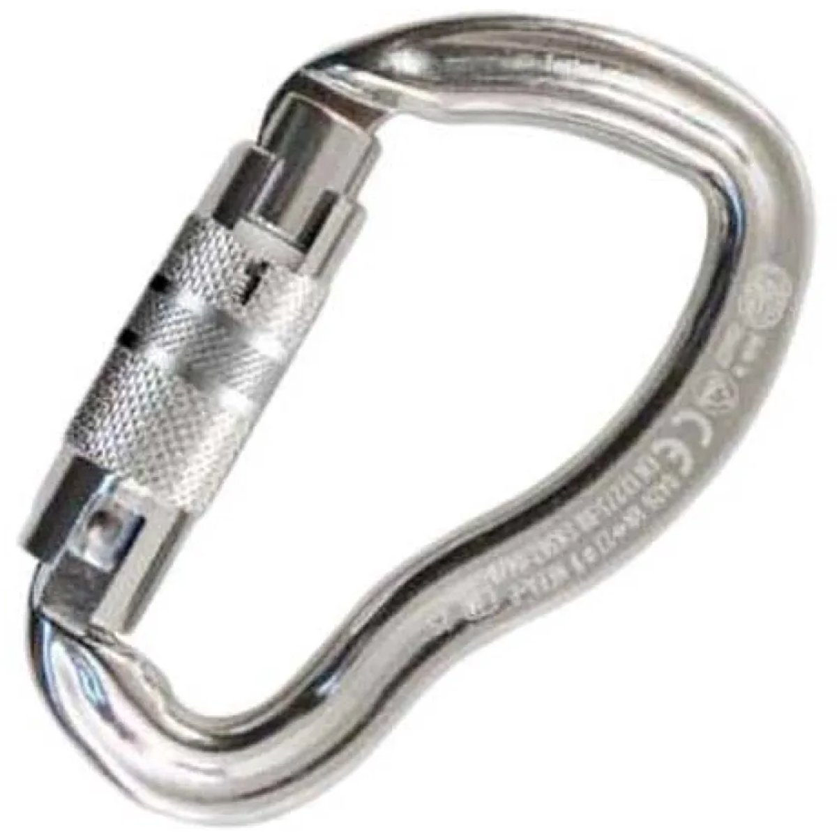 Kong Italy Ergo Twist Lock Karabijnhaak Zilver