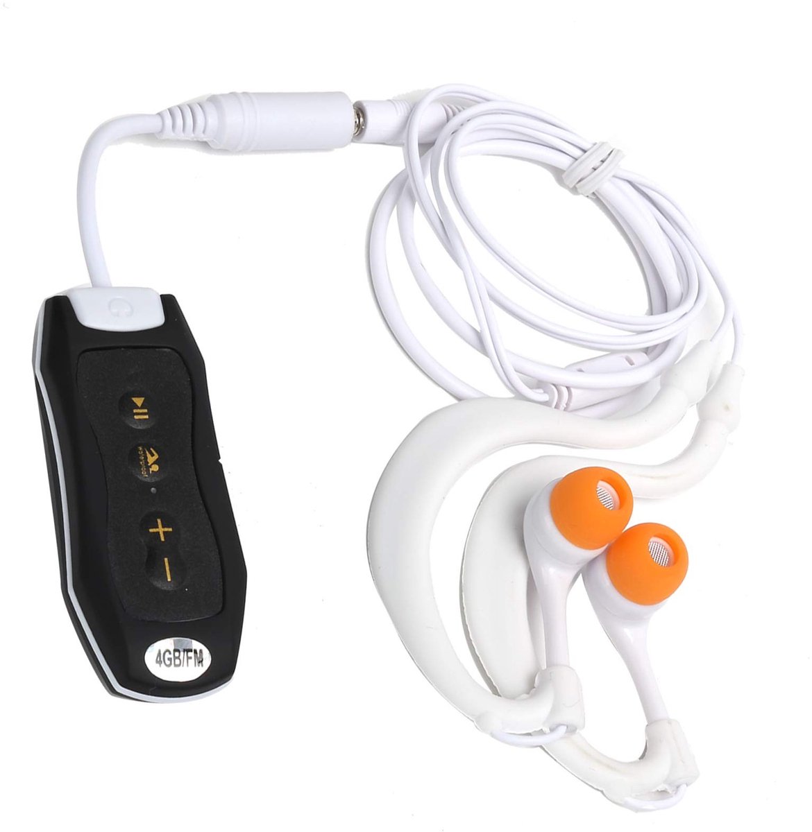 Dailygoods - MP3-speler - Beengeleidingsaudio - Waterdicht en draagbaar - Zwart - 4GB MP3 - Geschikt voor zwemmen en hardlopen