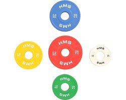 HMS CBRS SET 01 - Olympische Schijven Set - 10 Stuks - Staal en Rubber - Geschikt voor Olympische Stangen