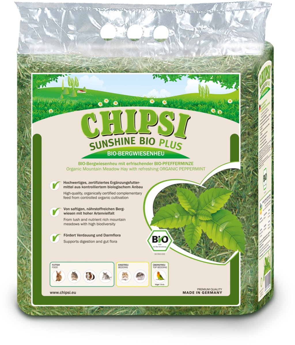 Chipsi Sunshine Bio Plus Weidehooi Pepermunt - 600 gr