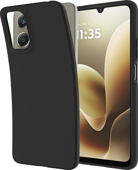 Just in case Soft Design Motorola Moto G06 Back Cover Zwart