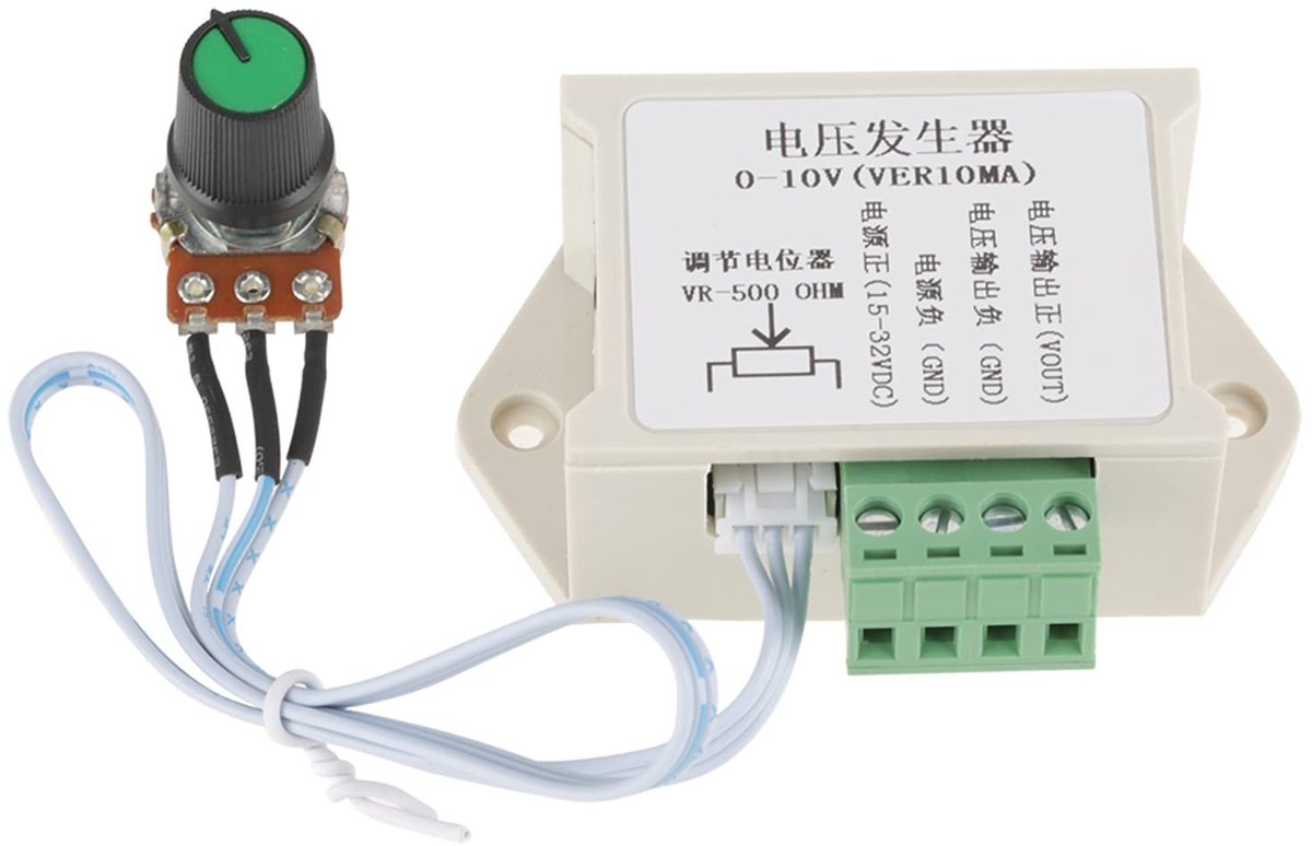 Vt products - Spanningsgenerator - 0-10V DC - 10mA - Verstelbare Analoge Hoeveelheid Spanning - Compact - Voor Elektronische Toepassingen
