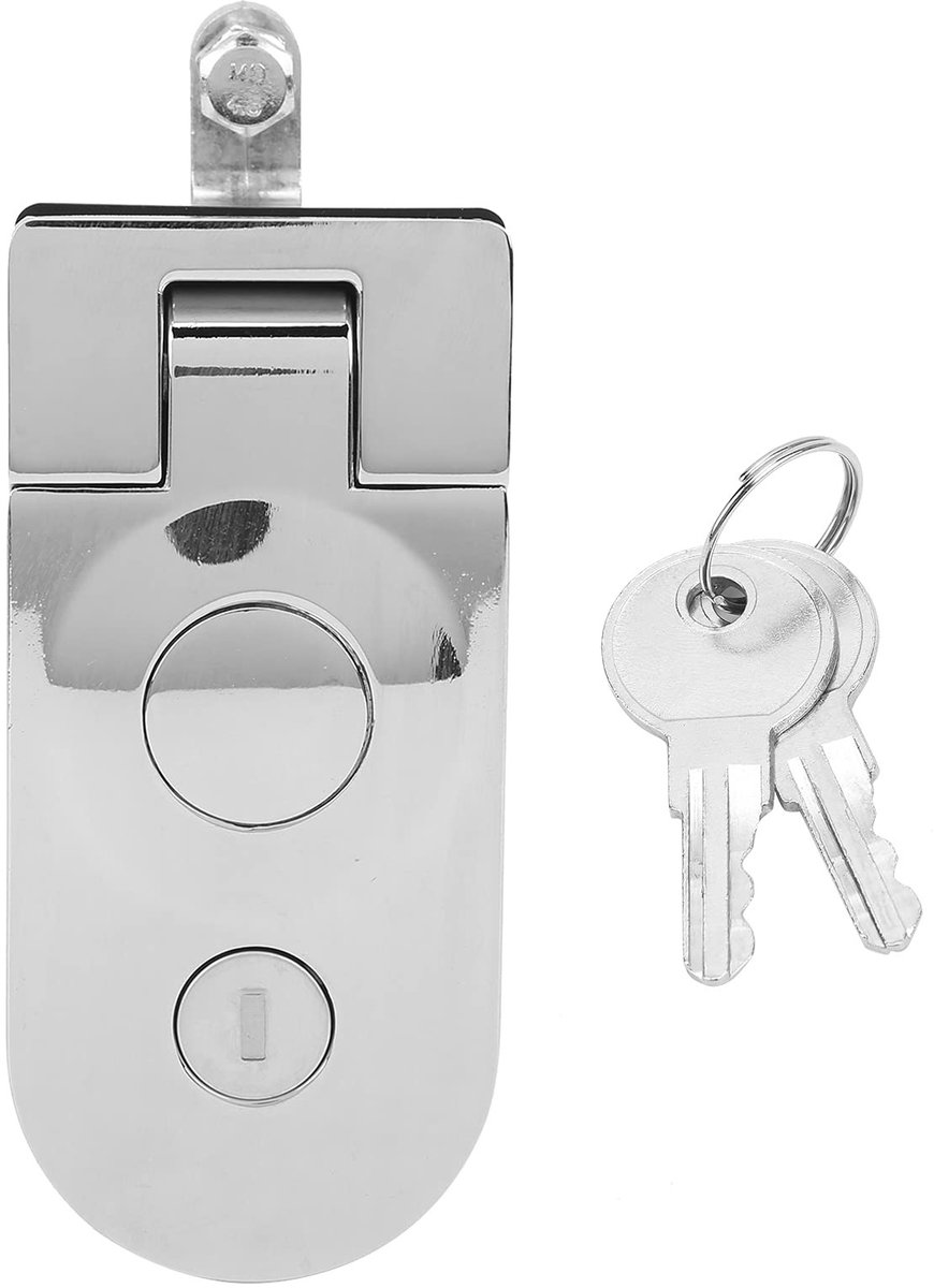 Store_7 - Zinklegering Compressiendel - Veiligheidsslot - Antiroestbehandeling - Zilver - Veelzijdig gebruik - Geschikt voor campers en jachten - C...