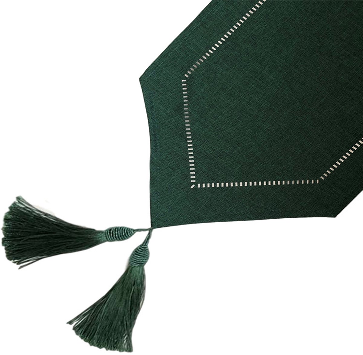 Tafelloper - Linnengroen - 32x275 cm - Effen kleur - Modern - Binnen