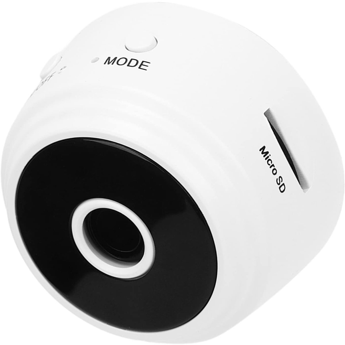 Golden crown - Mini WiFi Camera - Draadloze HD 1080P - Compact en magnetisch - Wit - Spionage camera - Voor thuis en winkeliers - Slimme bewakingsoplo