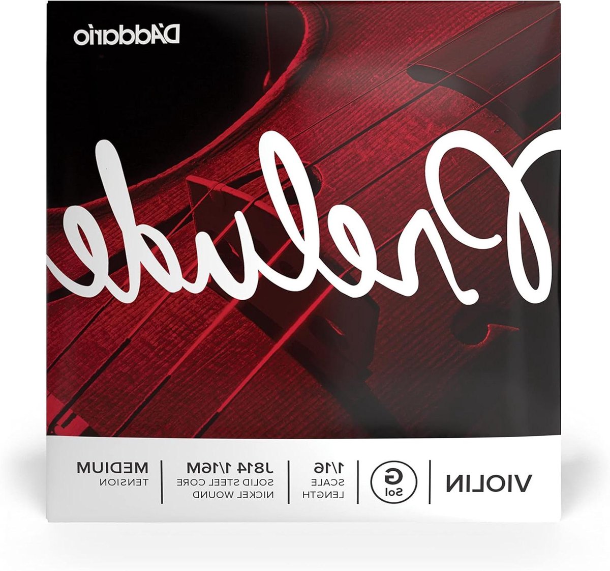 Vioolsnaar G - Single Snaar - Muziek Maken - Solide Staalkern - 1/16 Schaal - Zilver