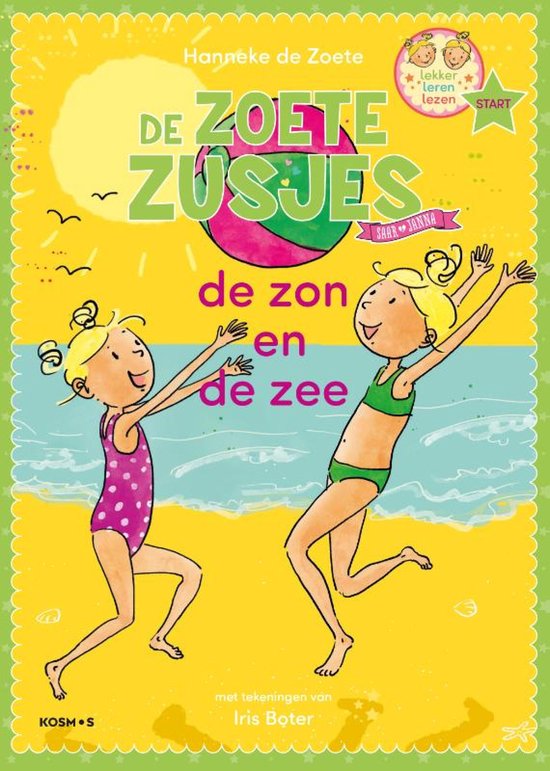 Leren lezen met de Zoete Zusjes - De zon en de zee - cover