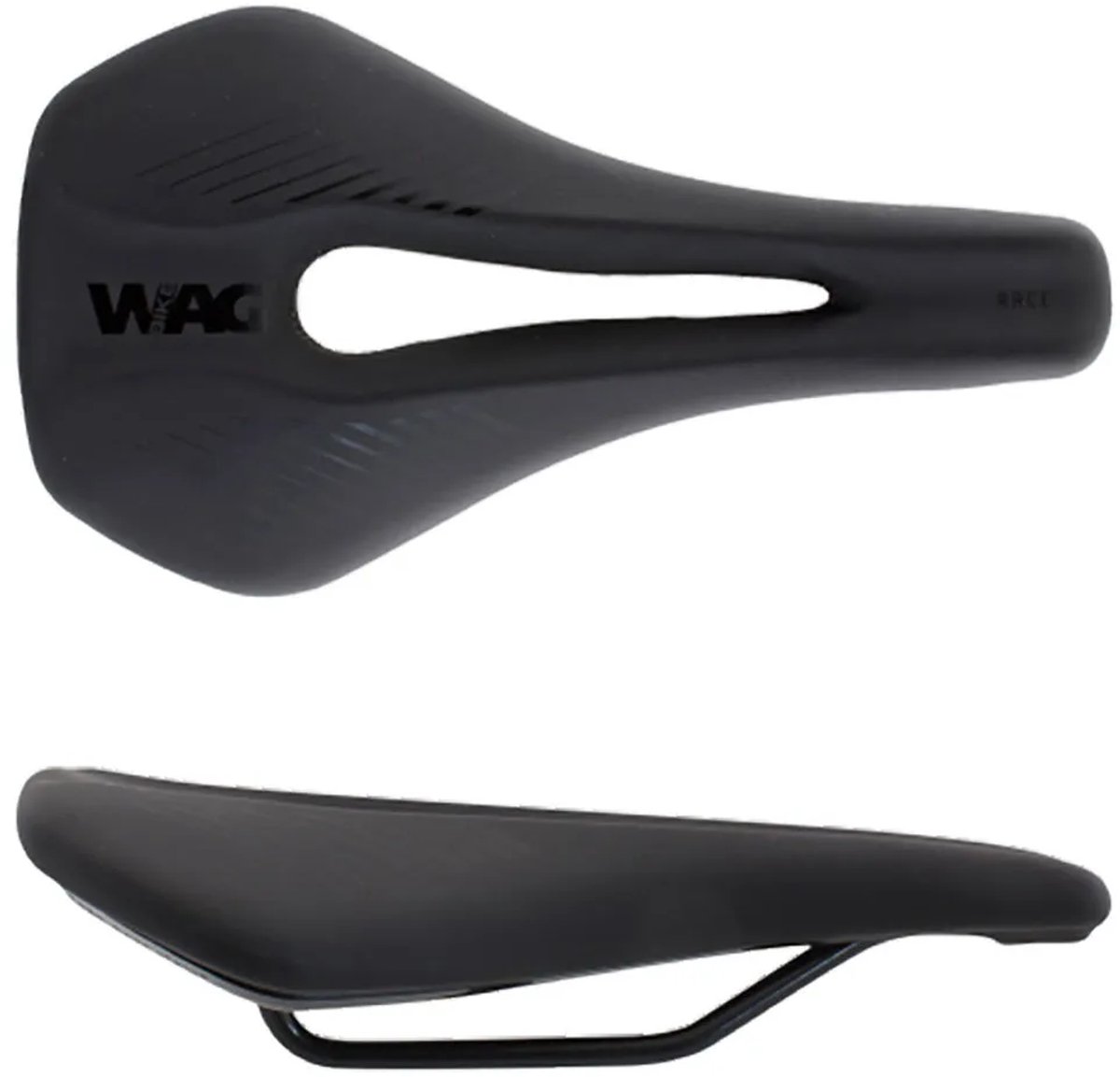 Wag Race Narrow Zadel Zilver 135 mm