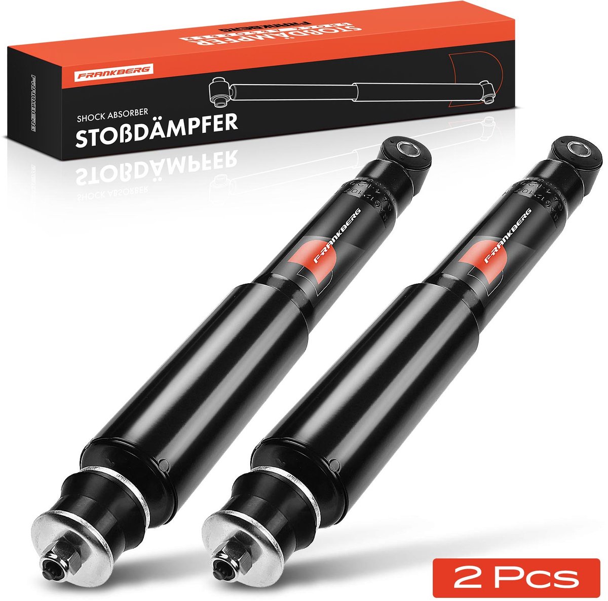 Frankberg 2x Demper Vooras voor Opel Frontera B 6B 2.2L 3.2L 1998-2002