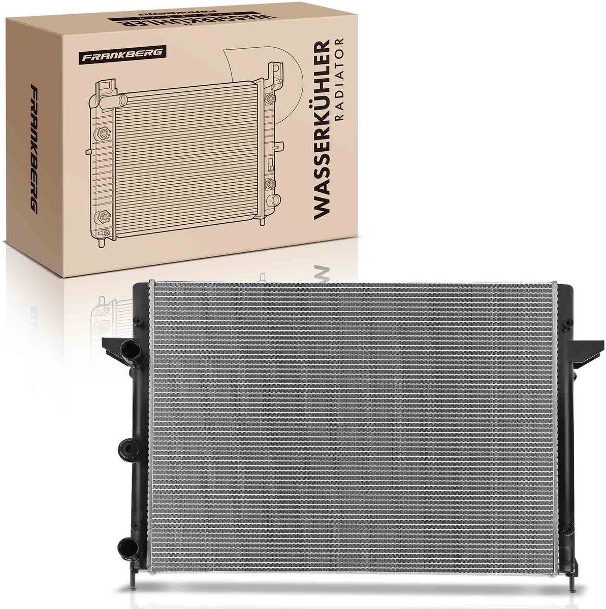 Frankberg 1x radiator waterkoeler motorkoeler voor VW