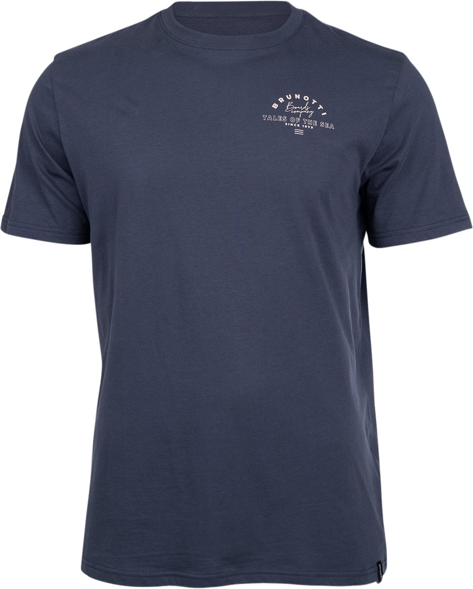 Brunotti Janusai T-Shirt Indigo 100% Katoen Regular Fit XXXL Blauw