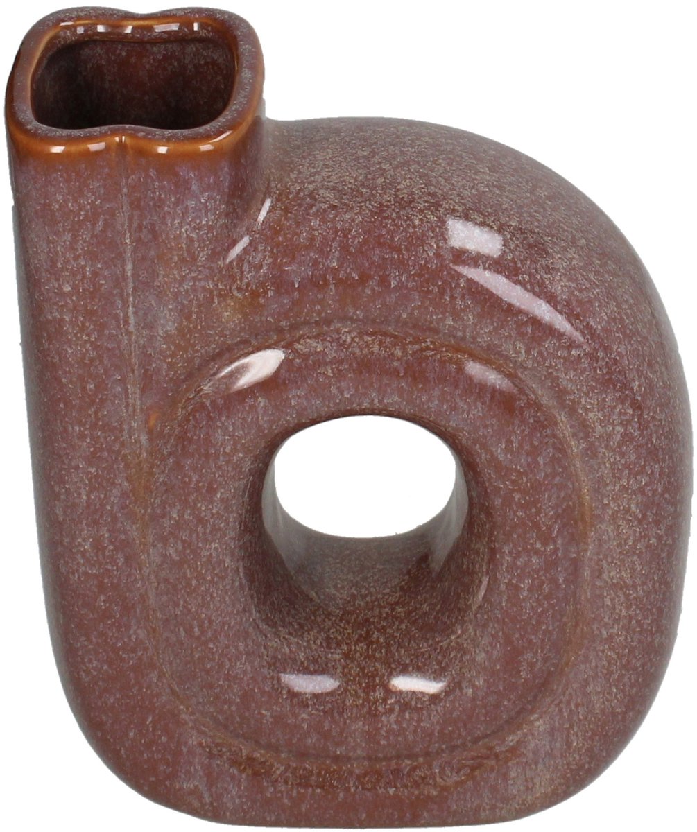 Vaas Linya Keramiek Terracotta Organisch Decoratief Spikkel