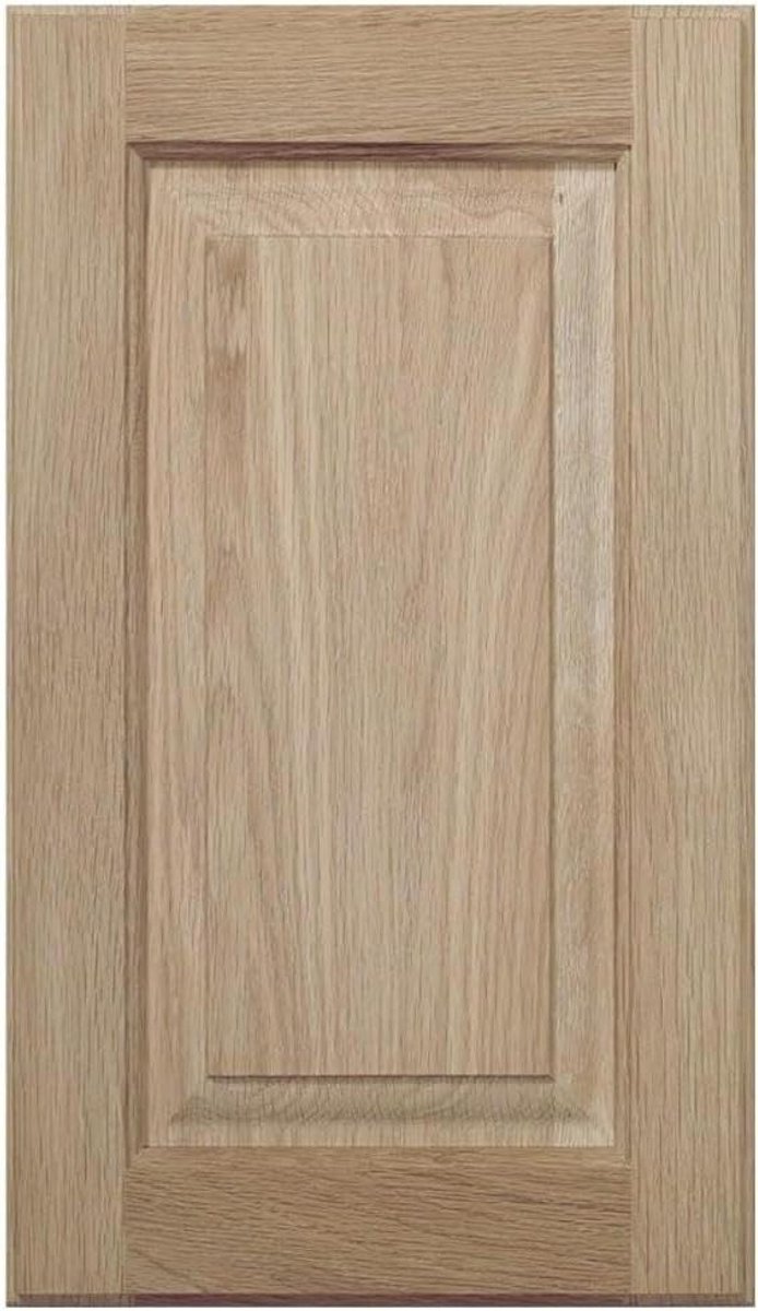 Keukenkastdeur Vervanging - Onafgewerkte Eiken Deur - Keuken Renoveren - Verhoogd Paneel Design - 17.75 x 22.5 Inch - Niet gespecificeerd