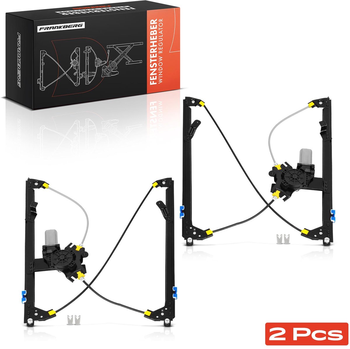Frankberg 2x Raambediening Voor voor Renault Clio III