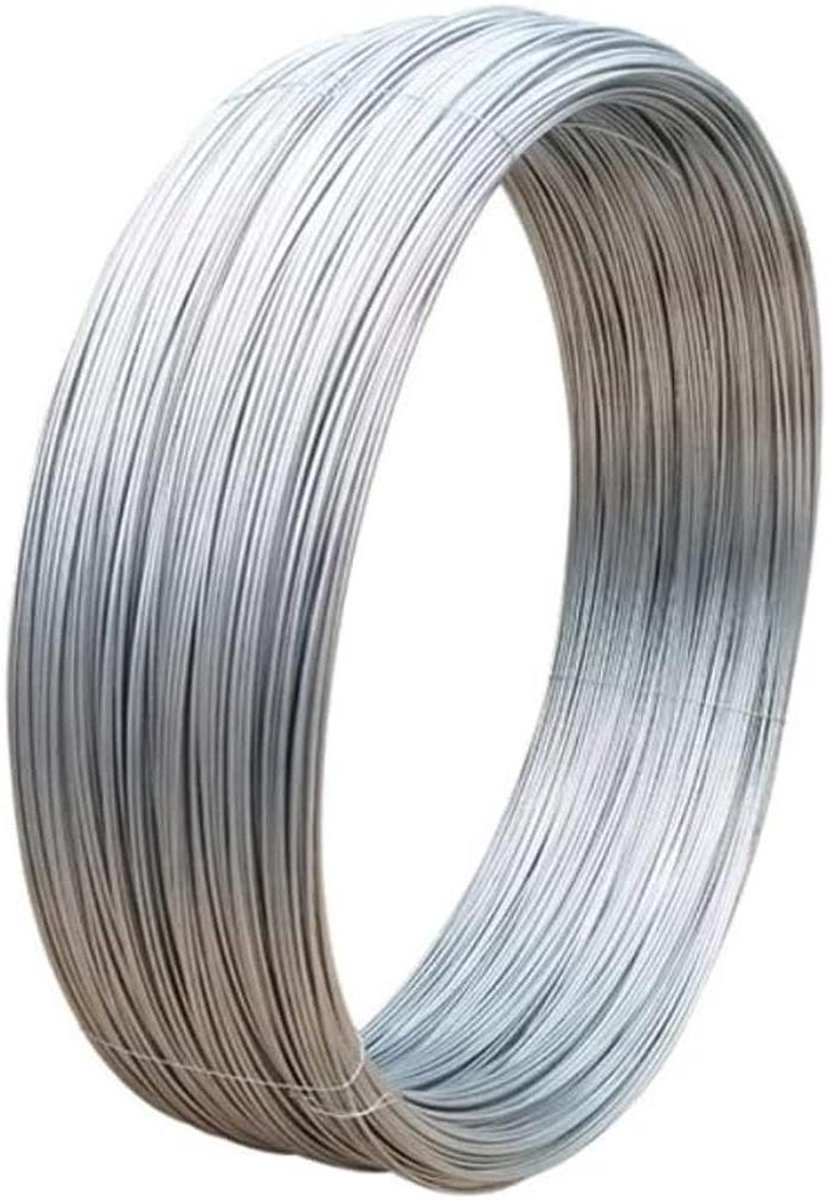 Roestvrij Staal Draad - Veerdraad Staaldraad - Kralen Dragen DIY - Corrosiebestendig Elasticiteit - 10 Meter Lengte - Zilver