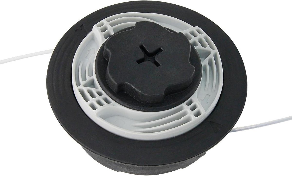 Trimmer Hoofd - Onkruideter Accessoire - Gazon Onderhoud - Automatische Lijn Aanpassing - M8 x 1.25mm - Zwart