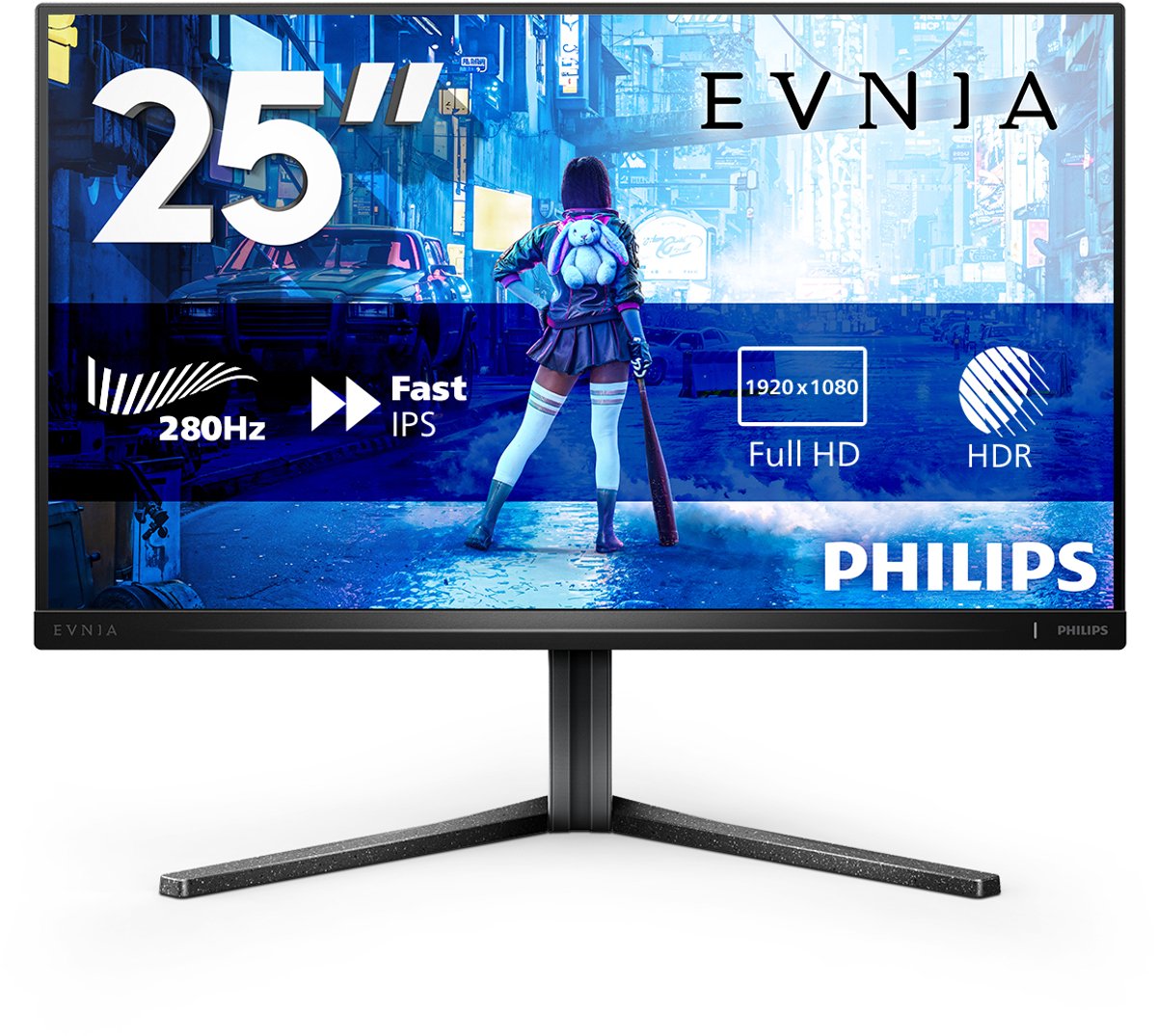 Bol.com Philips Evnia 5000 series 25M2N5200P - Full HD IPS Gaming Monitor - 280hz - 0.5ms - 25 inch aanbieding