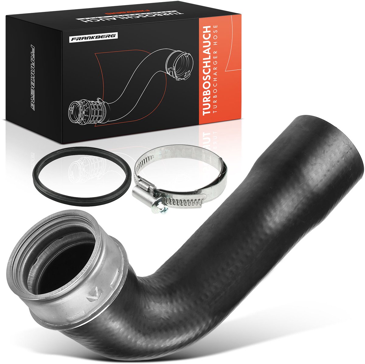 Frankberg 1x koelslang turboslang intercooler voor VW Golf Passat Audi