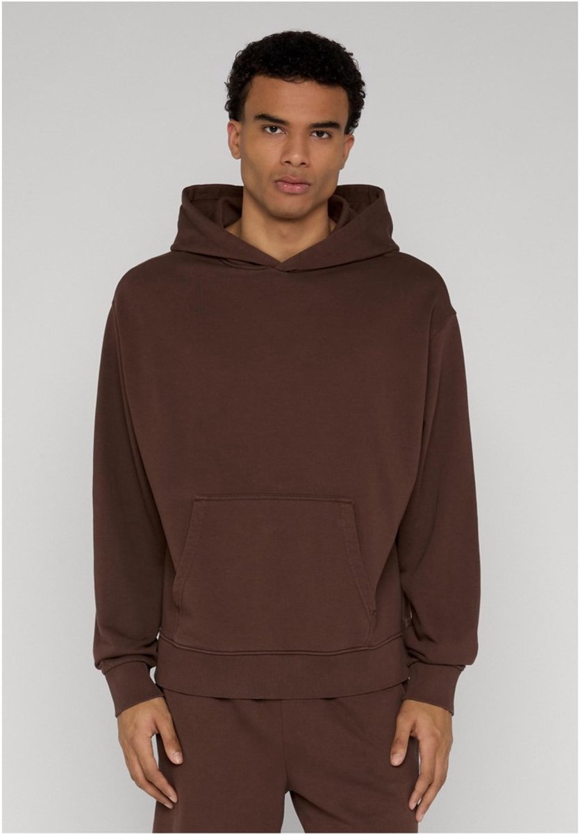 Urban Classics Heavy Washed Boxy Hoodie/trui S Bruin