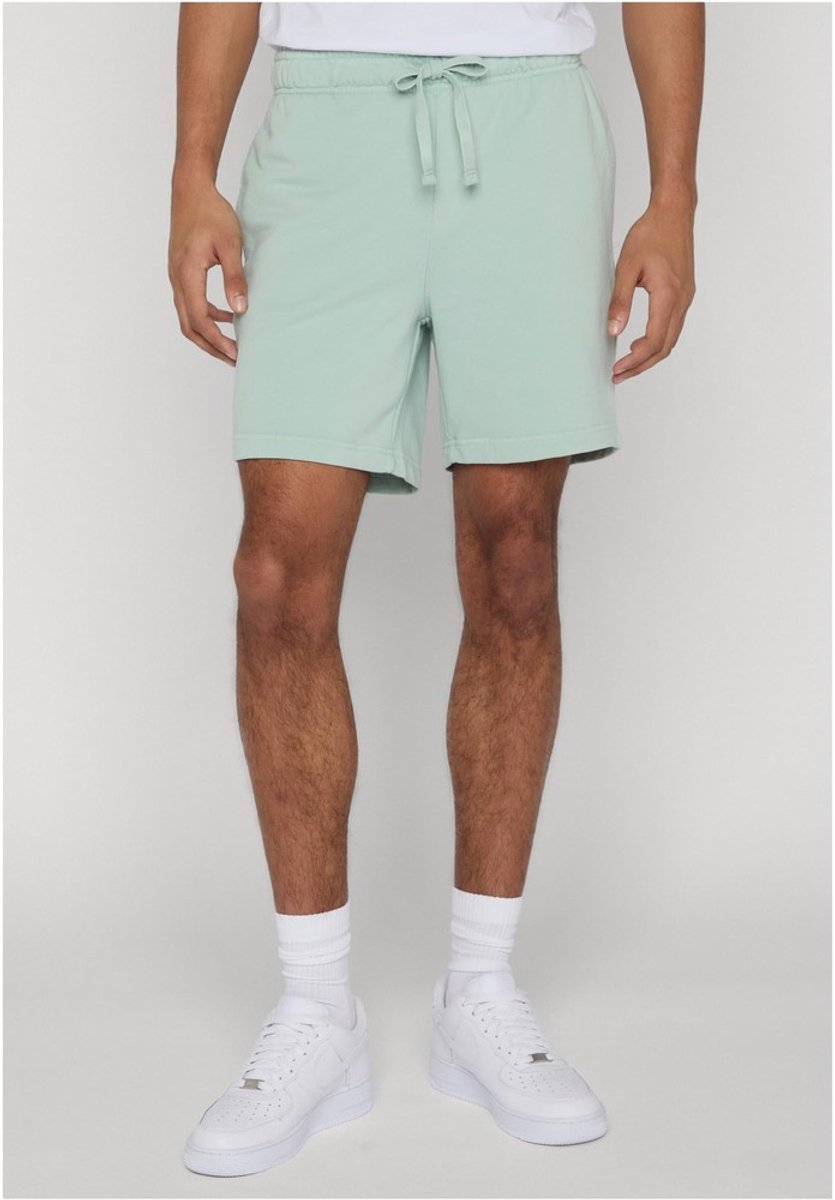 Urban Classics Heavy Washed Korte broek S Mintgroen