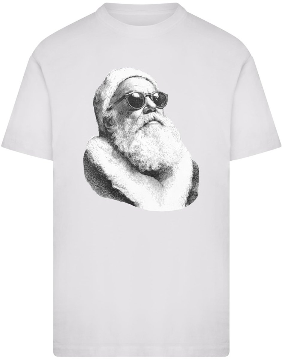 Mister Tee Cool Santa Heren Tshirt XXL Wit