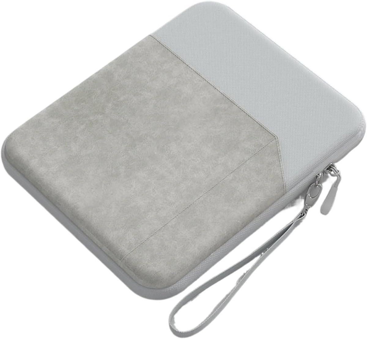 Tablet Sleeve - Beschermhoes Apparaat - Veilig Onderweg - Met Extra Vak - 8-13 Inch - Lichtgrijs
