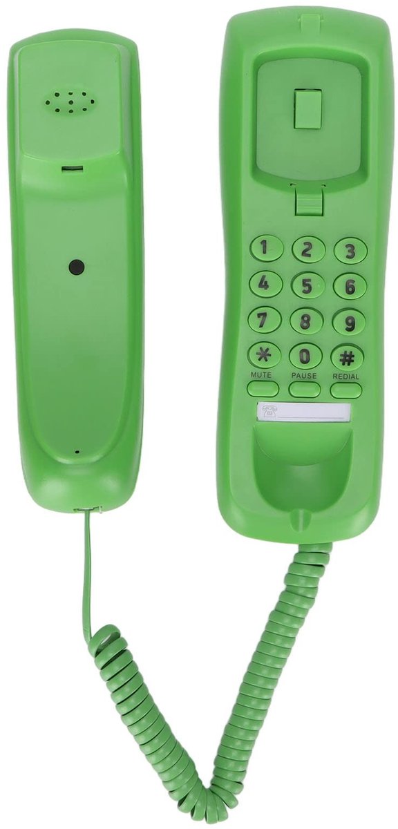 VT Goods - Vaste Telefoon - Desktop Telefoon - Ondersteuning Dempen - Groente - Nachtlampje - Muziek Rinkelen - Geschikt voor Kantoor/hotel/thuis - ...