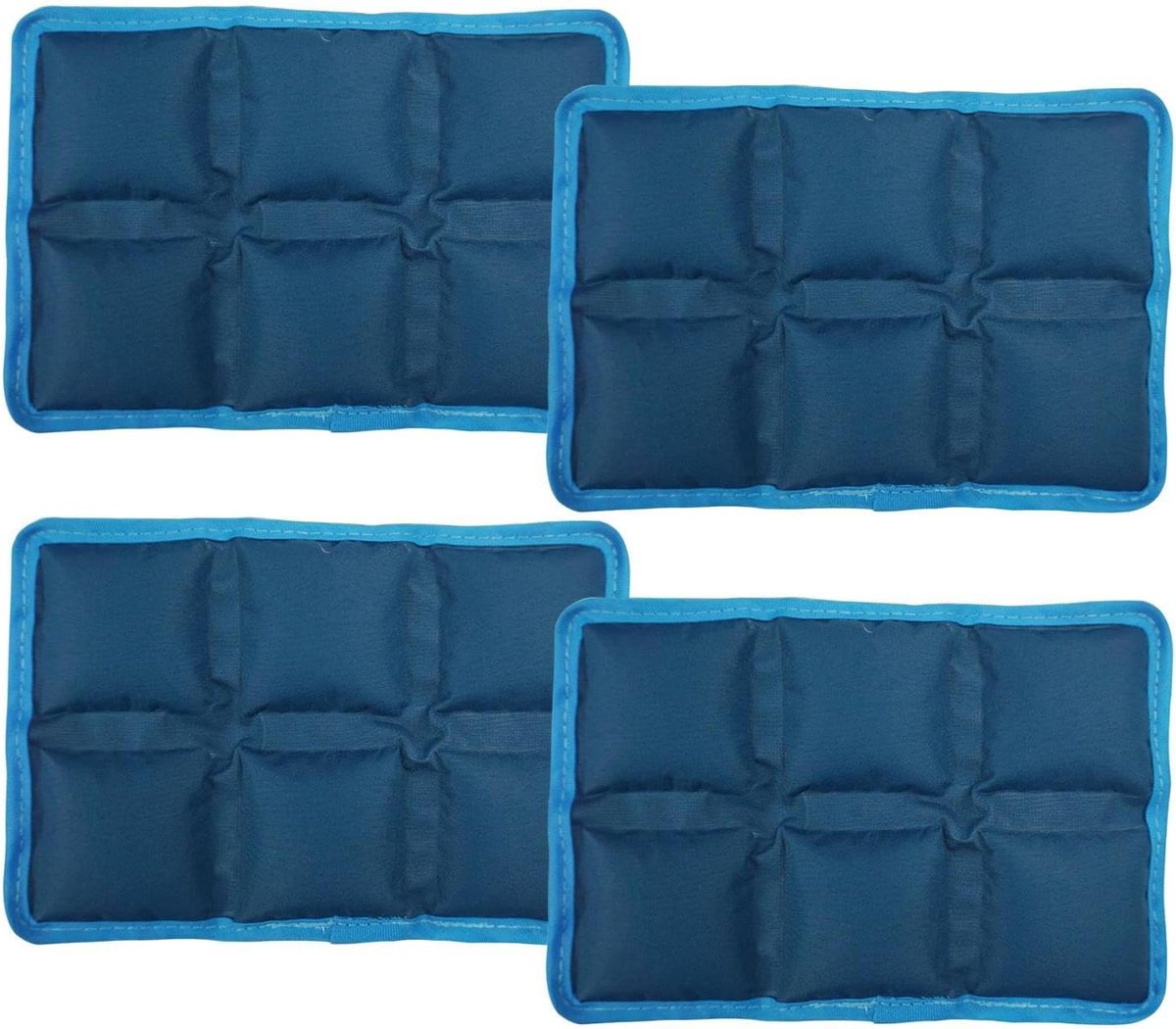 Koelelementen - Koeltas Gel - Voedsel Koel Houden - Lekvrije Constructie - 15 x 10 x 1.7 cm - blauw