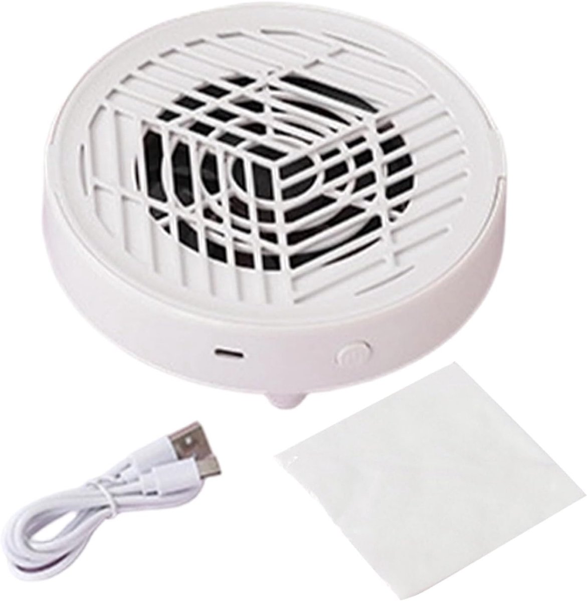 Nagel Stof Afzuiger - Elektrische Collector - Manicure Schoonmaak - Stille Werking - 15x15x4.5 cm
