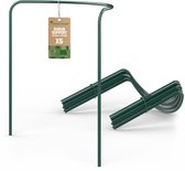 GardenGloss Heestersteunen - Gecoat Staal - 5 Stuks - Halfronde Plantensteun & Bloemsteun - 35 x 40 cm
