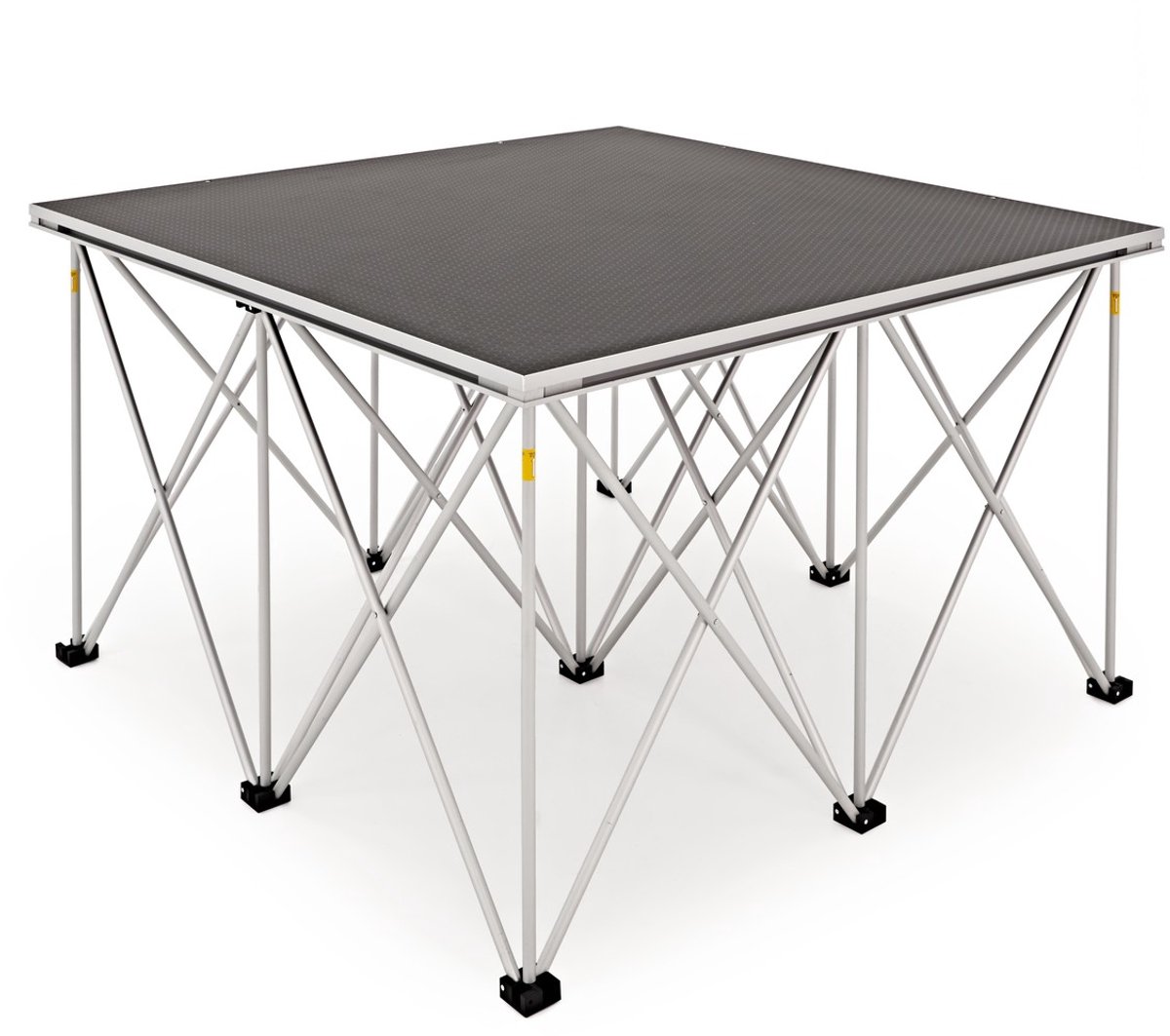 1 m x 1 m Draagbaar Podiumkit van Gear4music, 60 cm