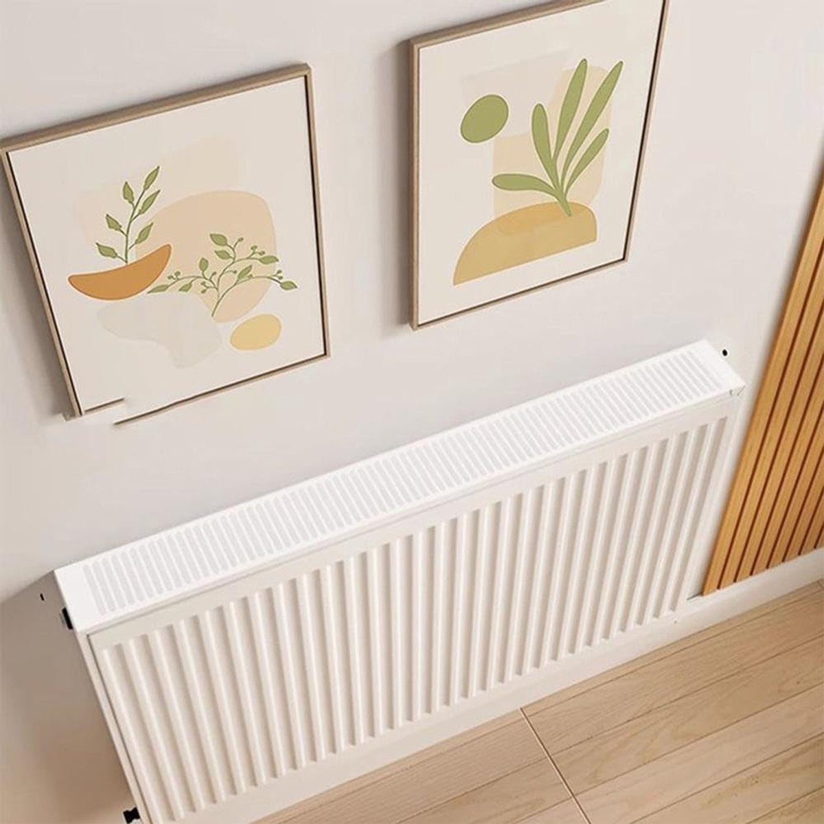 Radiator Stofkap - Radiatorhoes - Stof Vrij Houden - Ingebouwde Magneten - 80 cm Lengte -
