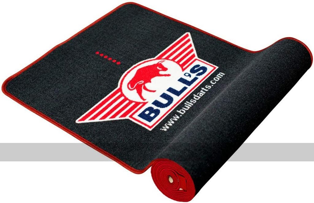 Dartmat met Oche - Vloerbescherming - Darts Spelen - Antislip Rubberlaag - 300x65cm - Veelkleurig