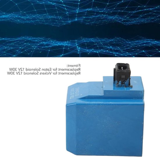 12V 30W Solenoïde Spoel, Vervangingsspoel voor Solenoïde Ventiel, Geschikt voor Vickers en Eaton Ventielen, Hoogwaardige Prestaties en Betrouwbaarheid van Merkloos — afbeelding 2