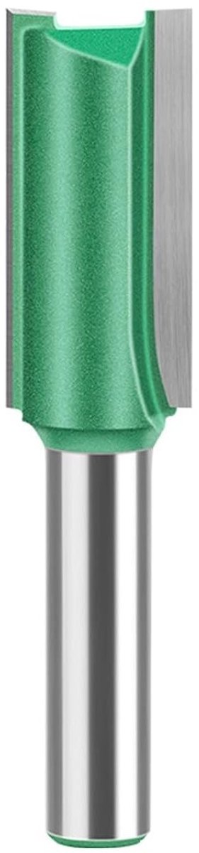 Rechthoekige Houtsnijder met 8mm Schacht, Dubbele Golf Cutter voor Houtbewerking, 13mm Snijdiameter en 30mm Snijlengte, Ideaal voor Precisiewerk en Meubelmakerij