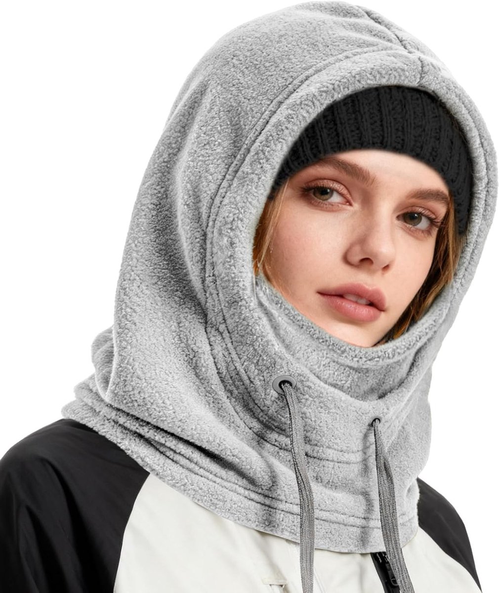 Winddicht Ski Masker voor Winter - Thermisch Fleece Gezichtsmasker voor Mannen en Vrouwen, Ademend en Warm met Nekwarmer voor Skiën en Fietsen