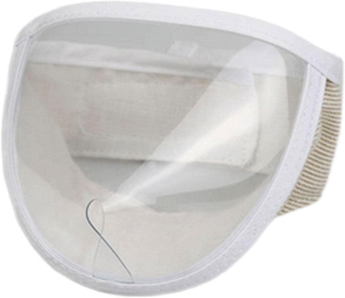 Ademend Hondenmuilkorf van Mesh - Transparant Gezichtsmasker voor Bescherming tegen Bijten en Kauwen - M