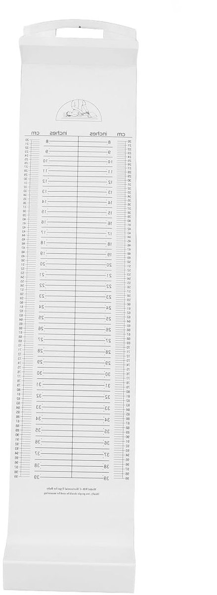 Meetlat voor Baby's - Groeimeter voor Pasgeborenen - Wasbare en Opvouwbare Groei Chart voor Kinderen - Ideaal voor Thuisgebruik en Kindergroepen