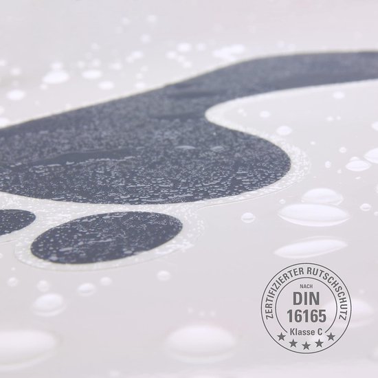 Antislip Stickers Voetafdrukken voor Douche en Badkuip - 8 Stuks, Zelfklevend — afbeelding 2