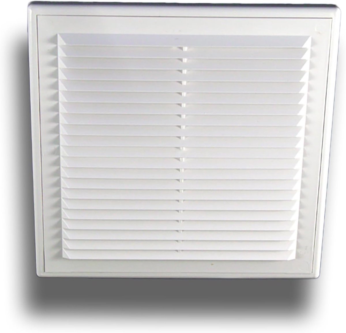 Ventilatierooster Afsluitbaar met Insectenwerend Gaas 204x204 mm. zonder Flens