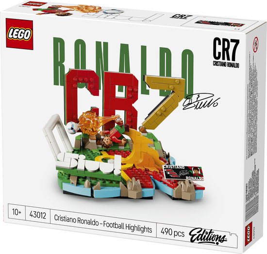 LEGO Editions - Cristiano Ronaldo - Temps forts du football CR 7 Ensemble de construction de football pour enfants - 43012