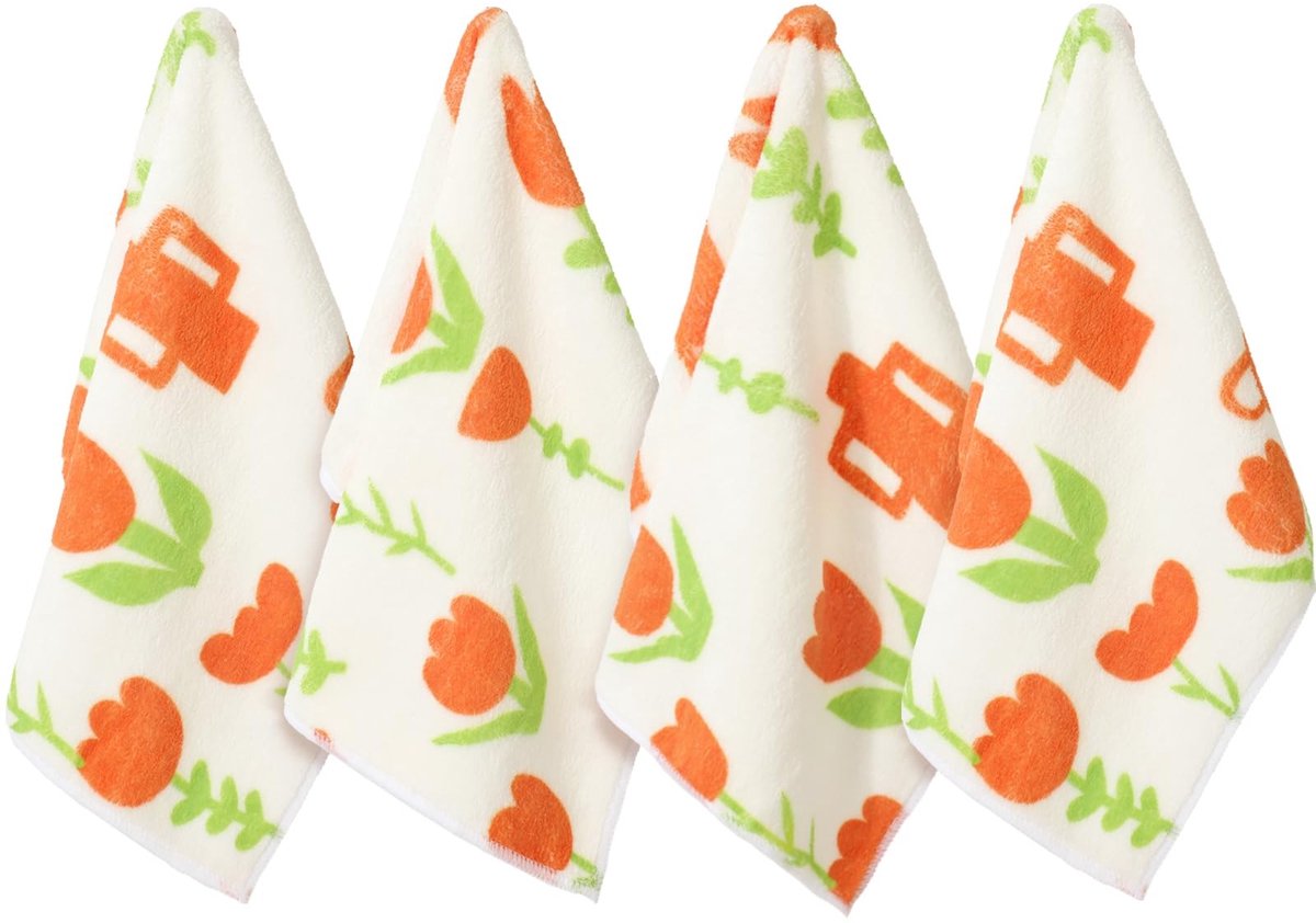 aladdien - Flanellen gezichtsdoek - Herbruikbare make-upverwijderaar - Zacht en milieuvriendelijk - Wit - Microvezel gezichtsdoek - Handig voor dage...