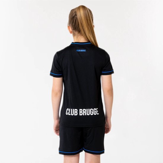 Club Brugge Thuis Tenue Kinderen - Maat 116 t/m 164 - Blauw - Zwart - Voetbaltenue Kind - 100% Polyester
