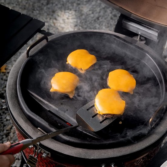 Bakplaat van Koolstofstaal voor Grote Keramische Kamado Grills — afbeelding 2