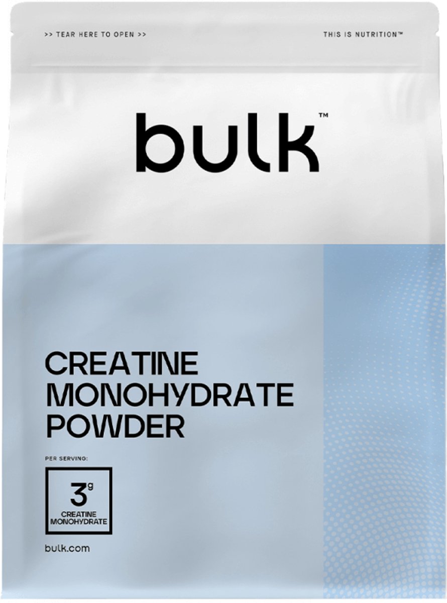Bulk Creatine Monohydrate Powder - flavoured (500g) Vanilla - Creatine - Creatine Monohydraat