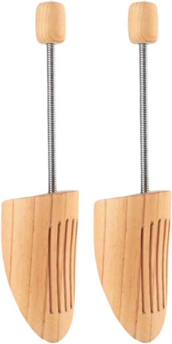 Laarzenspanner - Schoenhouder - Schoenen Onderhouden - Verstelbaar Hout - 32 cm - Natuurlijk