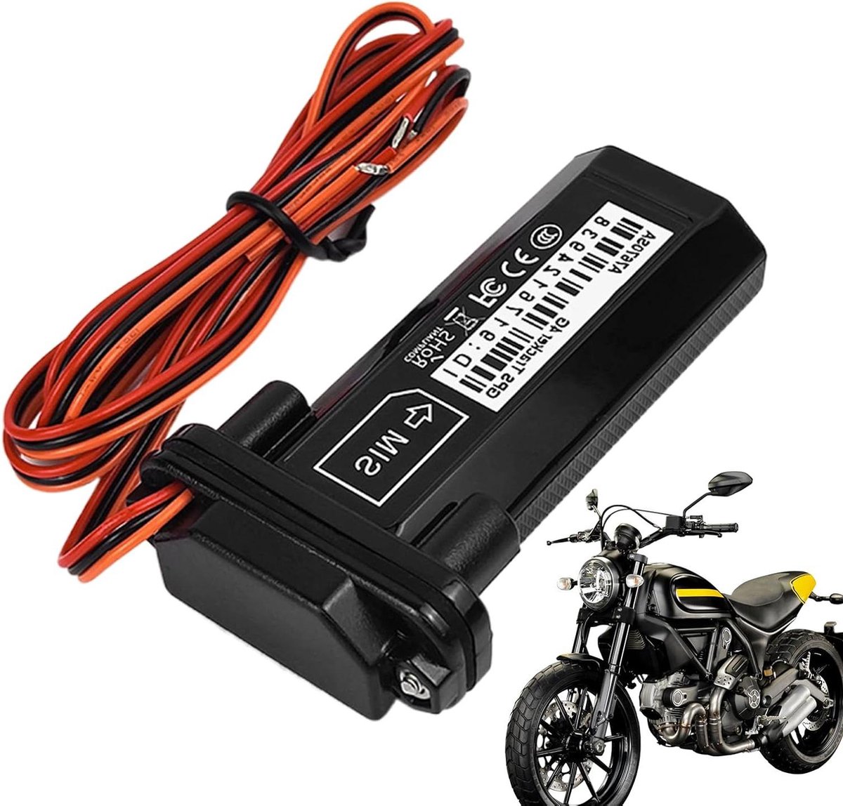 Voertuig Tracker - GPS Locator - Real-time Monitoring - Waterdicht Magnetisch - 52x20x90mm - Zwart