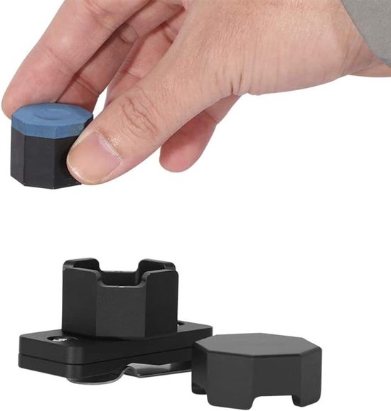 Biljart Krijt Houder - Keu Krijt Case - Biljart Accessoires - Krachtige Magneet - 11 x 6 x 5 cm — afbeelding 5