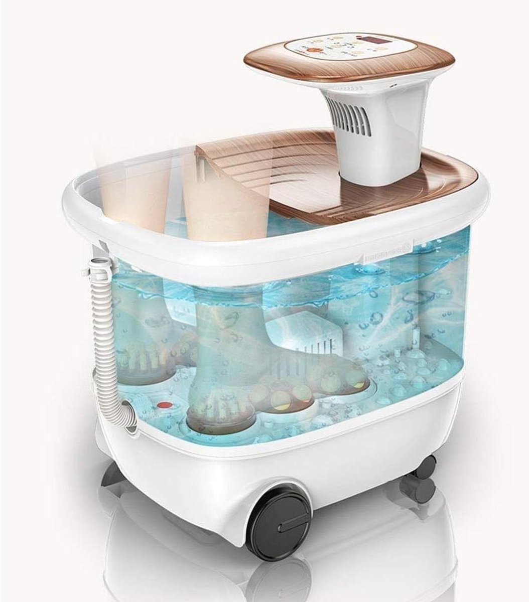 Voetenbad Massager - Verwarmend Voetenbad - Ontspanning Bevorderen - Constante Temperatuur Controle - 46 x 33 cm - Zwart
