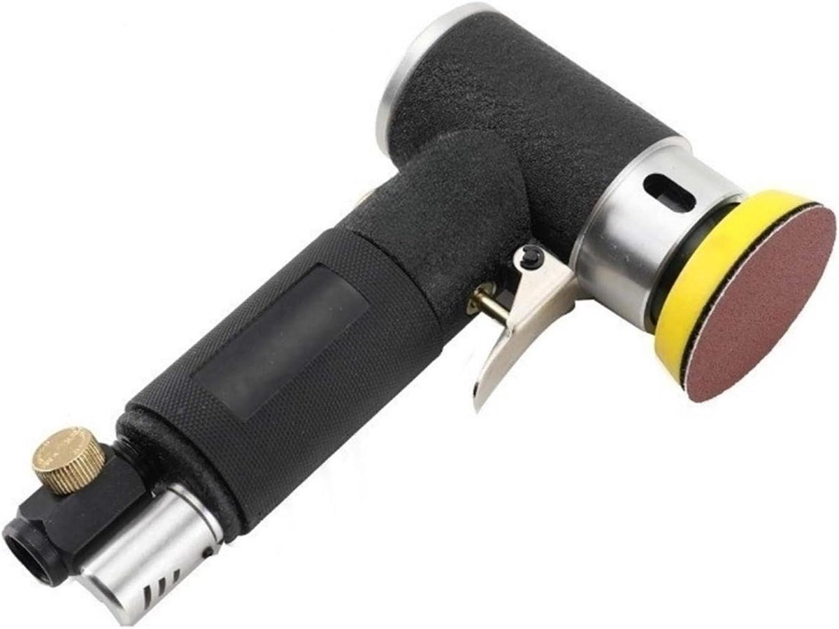 Excenterschuurmachine - Polijstmachine - Auto Polijsten - Luchtaangedreven - 1-2-3 inch - Grijs